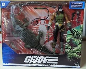 Hasbro GI Joe serie clasificada Croc Master y Fiona sin usar y en caja - Imagen 1 de 4