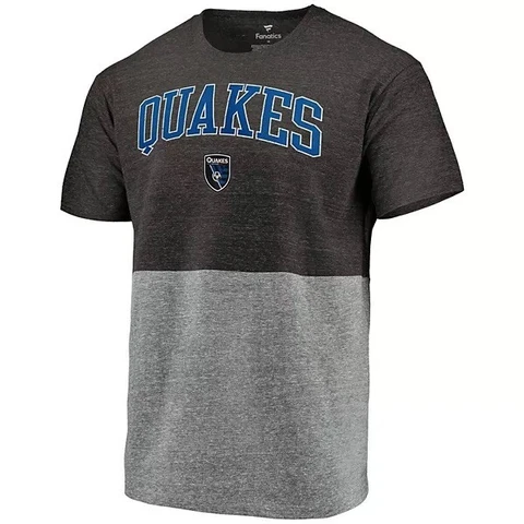 Fanatics Men’s San Jose Earthquakes Tri Blend Soccer Jersey Shirt Large L MLS US Cover