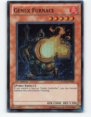 Genex Furnace #HA02-EN005 Foil 1st Edition Yugioh Card - Image 1 of 2