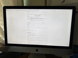 Apple iMac Retina 5k, 27 inch, 3.7GHz 6 Core i5, 2TB, 64GB, 2019 - Afbeelding 1 van 5