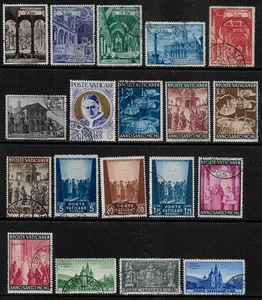23013 Vatican City Small Collection of Used Stamps - Picture 1 of 1