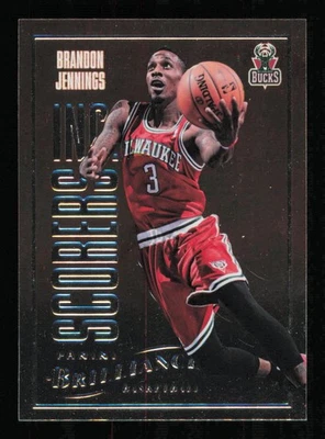 2012-13 Panini Brilliance Scorers Inc. #2 Brandon Jennings BUCKS NM-MT - Image 1 of 3