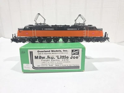 Overland Models Brass HO Scale Painted Milwaukee Road Little Joe E70 Ex/box Runs - Image 1 of 4