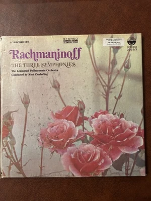 3xLP Box Set Rachmaninoff-The Three Symphonies Leningrad/Zand 3363/3 Vinyl 12'' - Image 1 of 2