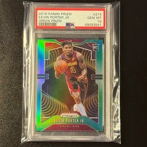 Kevin Porter Jr. 2019-20 Panini Green Prizm #274 RC Rookie PSA 10 GEM MINT - Foto 1 di 2