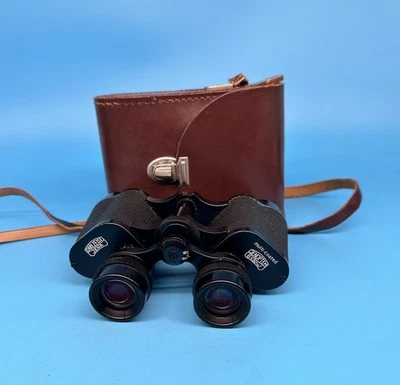 Vintage Carl Zeiss Jena Jenoptem 8x30W Binoculars With Leather Case - Image 1 of 4