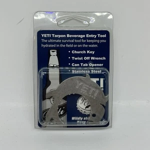 Yeti Tarpon Beverage Entry Tool Stainless Steel Twist Off Wrench Bottle Opener - Picture 1 of 2