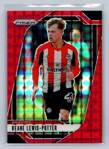 2024-25 Panini Prizm Premier League - Keane Lewis-Potter #250 Red Mosaic Prizm - Bild 1 von 2