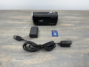 Sony Handycam HDR-CX220 8.9MP Carl Zeiss Lens HD Video Recorder Tested! - Picture 1 of 7