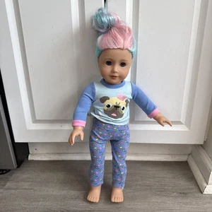 Poupée American Girl 18" poupée coton cheveux bonbons Truly Me 2017 - Photo 1/10