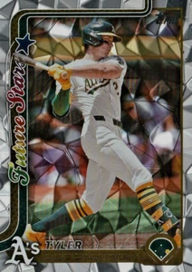 Tyler Soderstrom 2025 Topps Series 1 #72 Silver Diamante Oakland A's FREE SHIP - Picture 1 of 2
