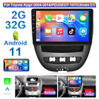 10" Android 13 Car Stereo Carplay Radio For Toyota Aygo /PEUGEOT 107 /Citroen C1