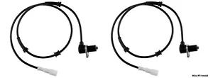2 x Front ABS Wheel Speed Sensor For FIAT COUPE 1993-1996 HCA/FT/002A - Picture 1 of 6