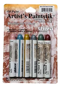 Shiva Jack Richeson pittura ad olio colori tradizionali set di 6 NUOVO - Foto 1 di 2
