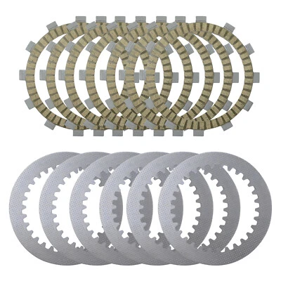 Friction Steel Clutch Plates Kit for Kawasaki KLX250 1994-2017 KLX300R 97-07 - Image 1 of 4
