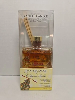 YANKEE CANDLE ~ RARE CHRISTMAS COOKIE ~ FRAGRANCED REED DIFFUSER ~ BRAND NEW - Image 1 of 4