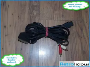 Nintendo Gamecube TV AV SCART Composite lead UNOFFICIAL THIRD PARTY - FAST POST - Picture 1 of 2