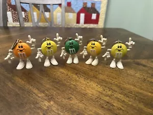 VTG 1989 Mars Street Kids M&M's MM Advertising Key Ring Chain Keychains Lot 3" - Picture 1 of 6