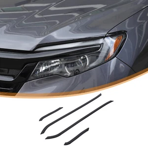 Adesivo copri palpebre faro PVC nero lucido per Honda Pilot 2016-2022 - Foto 1 di 14
