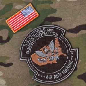 JSOC DEA HRT TRAINING vêlkrö INSIGNIA: CBP AMO AIR and MARINE Operations + Flag - Picture 1 of 12