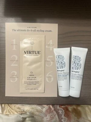 Briogeo Scalp Revival Scalp Mask & Shampoo & Virtue Create 6-in-1 Styler Travel - Image 1 of 3