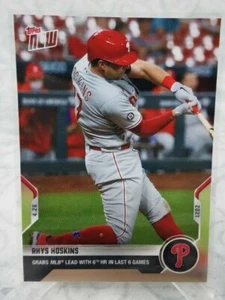 Rhys Hoskins - 2021 MLB TOPPS NOW Card 135 MLB LEAD WITH 6 HR in 6 GAMES - Picture 1 of 2
