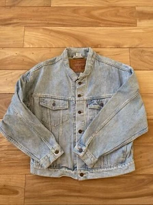 Vtg Levis Denim Mens L Denim Jacket 70598-4834 A- condition - Picture 1 of 10