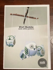 Toot Owl Mobile Sock Softie Owl Designer Pattern By Craft Schmaft - Bild 1 von 4