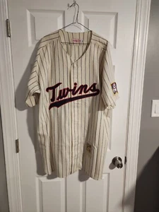 100% Authentic Mitchell & Ness Minnesota Twins Harmon Killebrew Jersey Sz 2XL - Picture 1 of 5