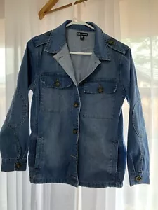 Girls Blue Denim Jacket (Long Line) Girls Size 12 URBAN ANGEL - Picture 1 of 2