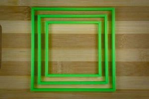 Stencil for cookies, suitable for CookieCuttersLab's cookie cutters - Picture 1 of 10