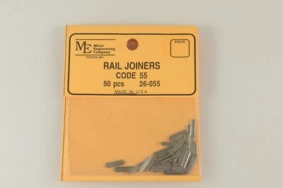Micro Engineering Code 55 Rail Joiners - 26-055 - Image 1 of 2