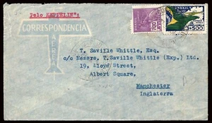 Brasil - Zeppelin - Yv. A 38+.. - 1934 - De Pernambuco a Inglaterra por Zeppelin - Imagen 1 de 1