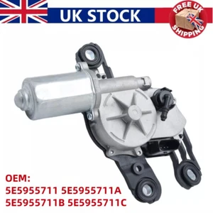 For Skoda Octavia MK3 Hatchback 2013-2019 Rear Windscreen Wiper Motor 5E5955711B - Picture 1 of 10