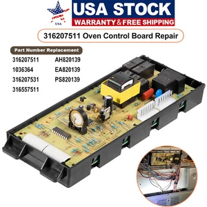 Range Oven Electronic Clock Control Board 316207511 for Frigidaire Kenmore GE - Picture 1 of 12