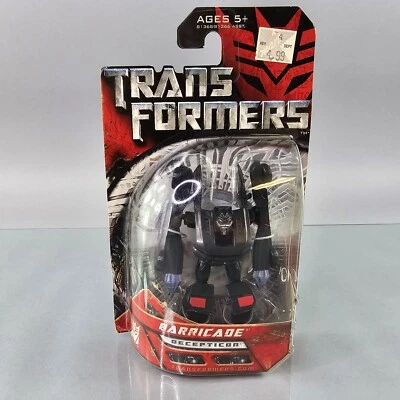 Figura Transformers BARRICADE 3" Saleen Police Decepticon Generations 2006 NUEVA Foto 1 de 4