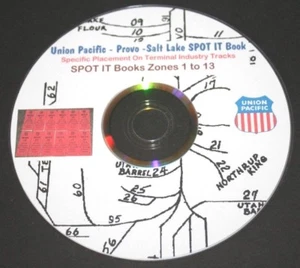 Union Pacific "SPOT-IT" Zones 1-13 - Provo - Salt Lake Area, PDF pages on DVD - Picture 1 of 4
