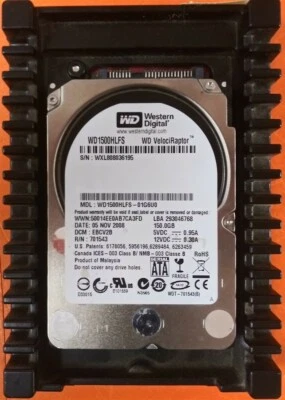 ⭐️⭐️⭐️⭐️⭐️ HDD Hard Drive SATA Desktop 3.5" WD1500HLFS-01G6U0 150GB DCM: EBCV2B - Image 1 of 2