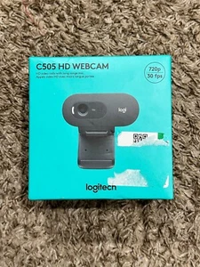 Nuovissima webcam Logitech C505 - fotocamera USB esterna 720p HD per PC o Mac - Foto 1 di 3