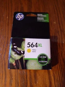 NEU Original HP 564XL GELB Tintenpatrone Ablaufdatum 2017 Kostenloser Versand - Bild 1 von 2