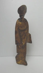 Vintage Cast Iron (Metal) Geisha Figurine Dancing, Japan - Picture 1 of 13