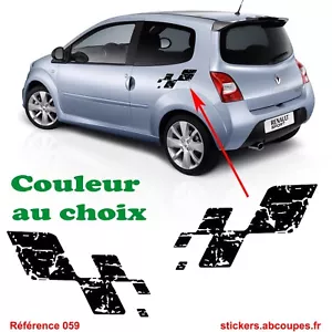 Stickers Damier Destructuré Renault Sport - Clio Megane Twingo RS GT - 059 - Bild 1 von 5