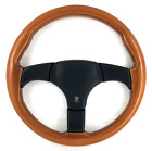 Genuine Atiwe 32 RS Abarth Wood rim with leather centre pad steering wheel. 7A