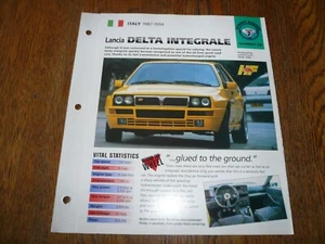 1993 Lancia Delta Integrale Evoluzione 2 UNIQUE IMP BROCHURE  - Picture 1 of 3