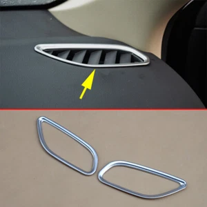 Accessories For Mitsubishi Outlander 2016-2021 Front Air Vent Cover Frame Trim - Picture 1 of 7