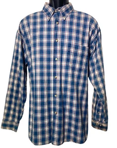 Camisa a Cuadros Maxx FM Vintage Para Hombre Manga Larga Con Botones Azul y Rojo Talla Grande - Imagen 1 de 8