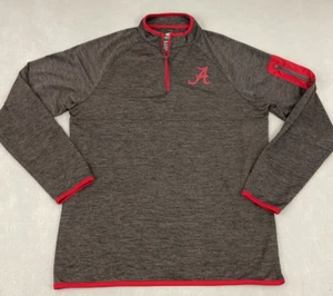 Colosseum Alabama 1/4 Zip Pullover Mens Medium Sweater Brown NCAA College Sports - Picture 1 of 17