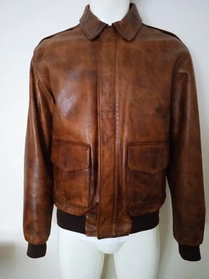 Belstaff A2 Leather Aviator Antique Cuero L - Image 1 of 4