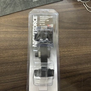 NightForce X-Treme Duty Ultralite Unimount Scope Mount 34 mm 1.5" Height 0 MOA - Picture 1 of 2