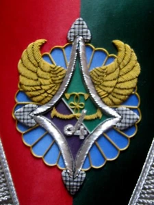 FANION (CANNETILLE) DES DRAGONS PARACHUTISTES LE 13° RDP LE 4° ESCADRON - Picture 1 of 2